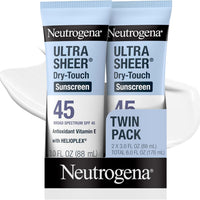 Neutrogena Ultra Sheer Dry Touch Sunscreen Lotion SPF 45, 2 x 3 fl. oz
