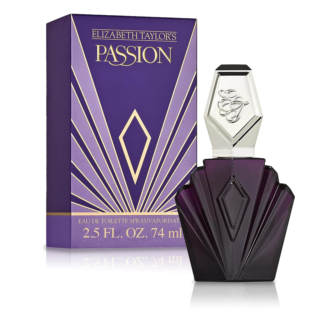 Elizabeth Taylor Passion Eau de Toilette for Women, 2.5 fl oz - 2.6 Ounce (Pack of 1)