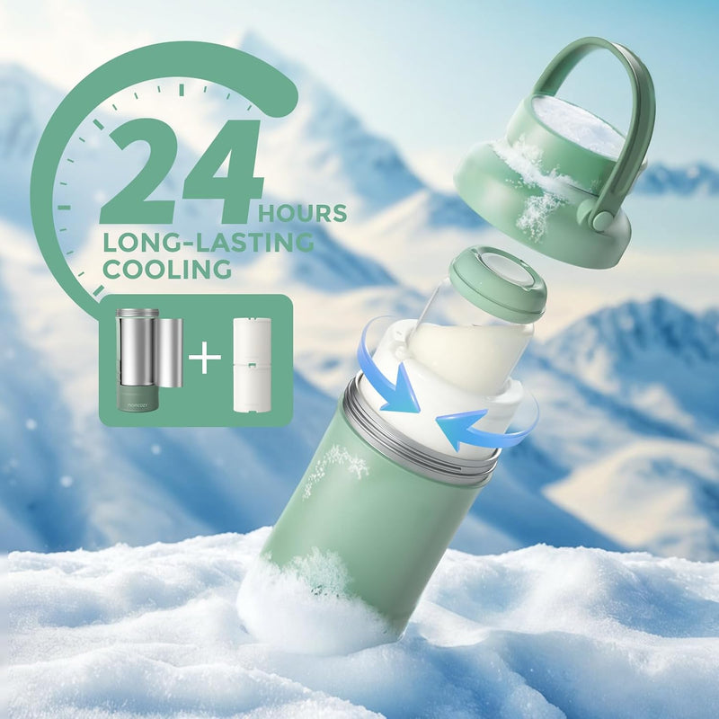 Momcozy Conservadora Portátil de Leche Materna 22 oz para 24 Horas