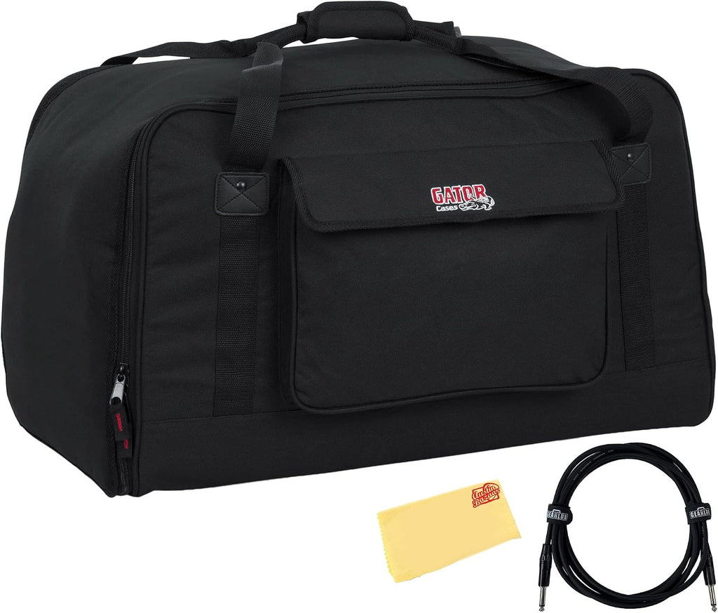 Gator Cases GPA-TOTE12 Heavy-Duty Speaker Tote Bag for Compact 12" Speaker Cabinets, such as QSC K15, Yamaha DXR15 - Bun