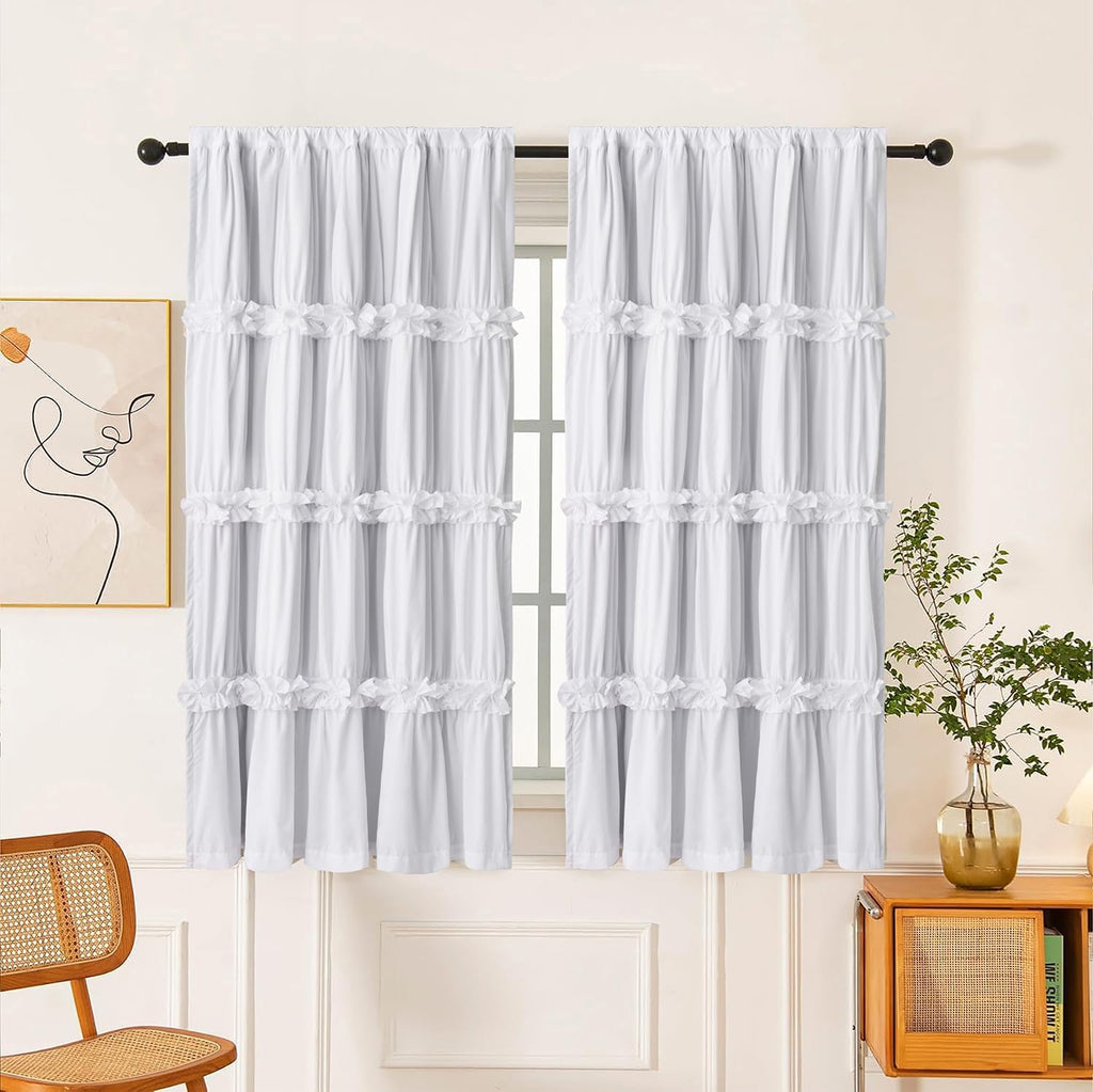 Homechoice Decor Thermal Insulated Window Curtains 42" W x 63" L (Pair)
