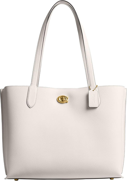 Coach Women's Polished Pebble Leather Willow Tote 38