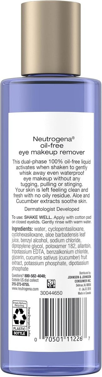 Neutrogena Oil-Free Eye Makeup Remover, 8 fl. oz