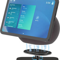 Almoz Adjustable Stand for Echo Show 8/11 (2025 Release) Display, Solid Aluminum Holder with Tilt and Swivel, No-Mount C