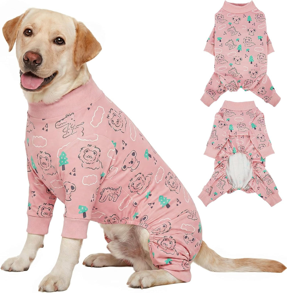 Kuoser Dog Pajamas, Dog Onesie for Surgery Recovery, Recovery Suit for Dogs