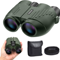 20x25 High Powered Binoculars for Adults,Compact HD Waterproof Durable and Clear BAK4 Prism FMC Lens,Suitable for Bird Watching,Sightseeing and Outdoor Sports,Green