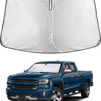 EcoNour Windshield Sunshade for Chevrolet Silverado/GMC Sierra 2014-2019