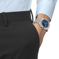 Tissot PRX Cronógrafo Suizo de Cuarzo 41 mm Esfera Azul para Hombre