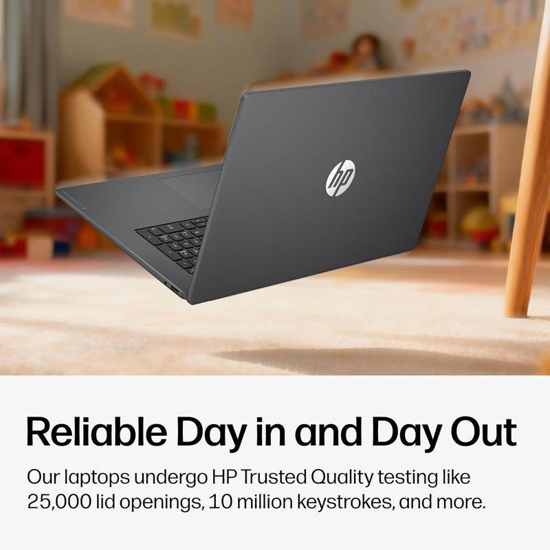 HP OmniBook 3 17.3 inch Laptop PC, FHD Display, AMD Ryzen 3 30, 8 GB RAM, 512 GB SSD, AMD Radeon 610M Graphics, Windows 11 Home, Mica Silver, 17-dp0199nr