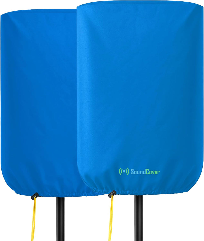 SoundCover Professional Grade 600D Protective Cover for Stand Mounted 12" PA/DJ Powered Speaker - Blue - Includes a 420D