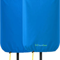 SoundCover Professional Grade 600D Protective Cover for Stand Mounted 12" PA/DJ Powered Speaker - Blue - Includes a 420D