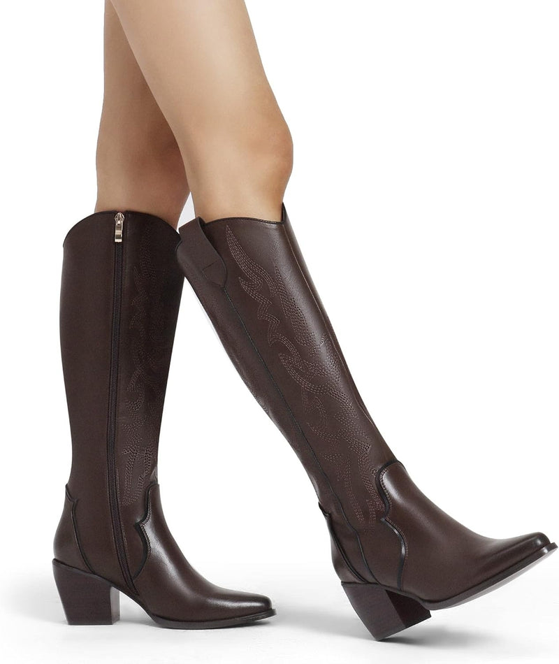 🤠✨ Eleva tu estilo western con las botas DREAM PAIRS Cowgirl