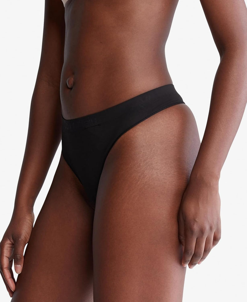 Calvin Klein Women's Bonded Flex Seamless 3-pack Mid Rise Thong