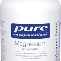 Pure Encapsulations Encapsulaciones puras - Magnesio (glicinado), ✅ Suplementos para la salud del corazón: esta cápsula de glicinato de magnesio activa las en ✅ Apoyo energético y óseo: el magnesio ap