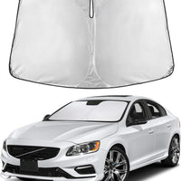 EcoNour Windshield Sunshade Compatible for Volvo S60 2011-2016 2017 2018, Sun Visor for Front Windshield & Window Sun Sh