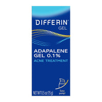 Differin Acne Retinoid Treatment Gel, 0.1% Adapalene, 15g Pump