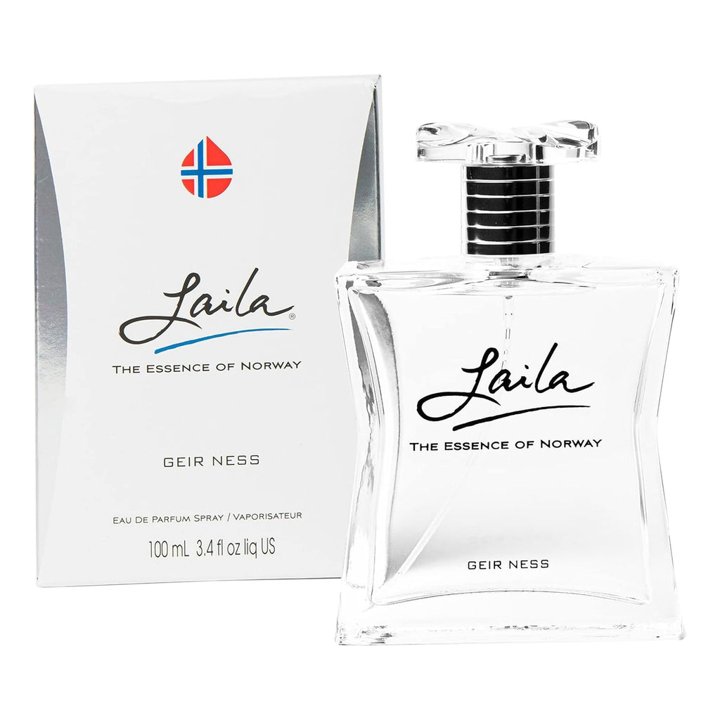 Geir Ness Laila Eau de Parfum Spray Long Lasting Fresh, Airy (3.4 oz)