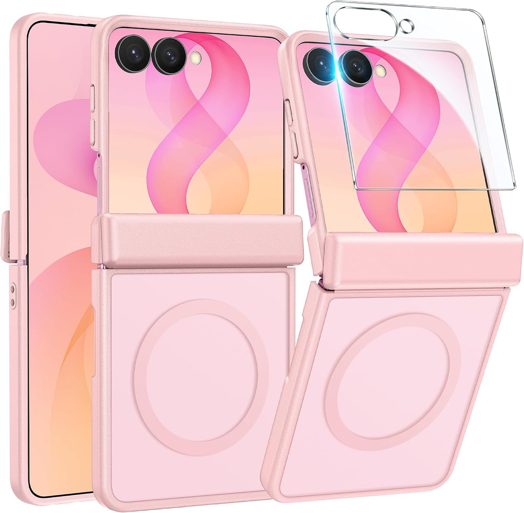 FNTCASE for Samsung-Galaxy Z Flip 8 Matte Case with Hinge Protection