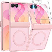 FNTCASE for Samsung-Galaxy Z Flip 8 Matte Case with Hinge Protection