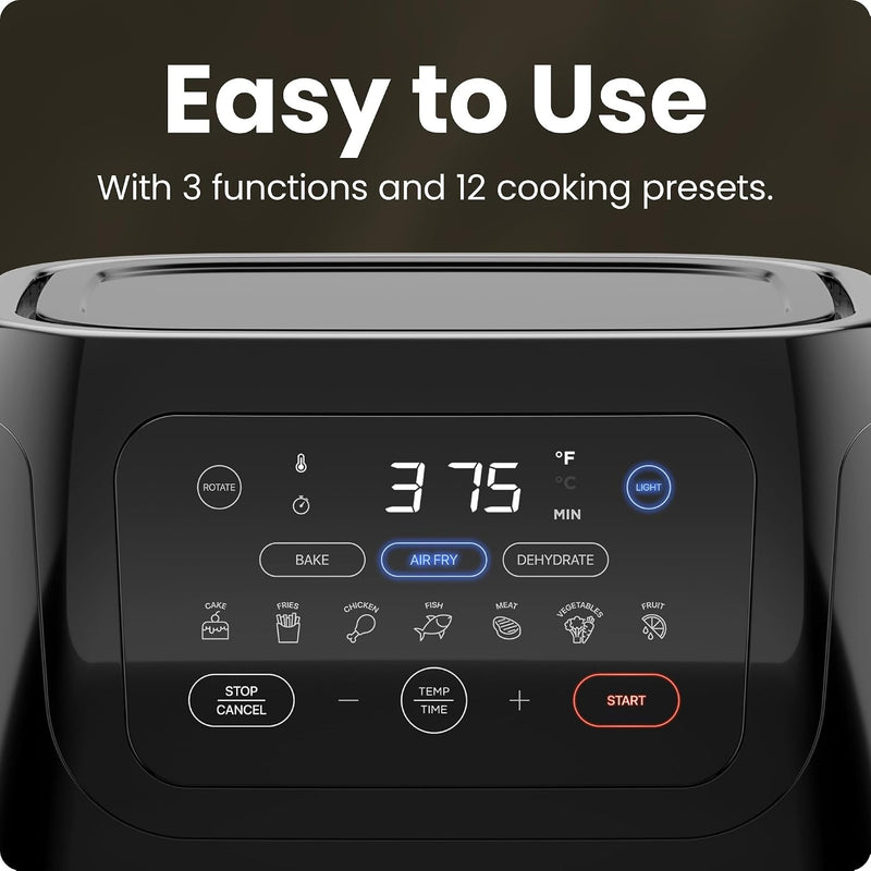 Chefman Multifunctional Digital Air Fryer+ Rotisserie XL 10L