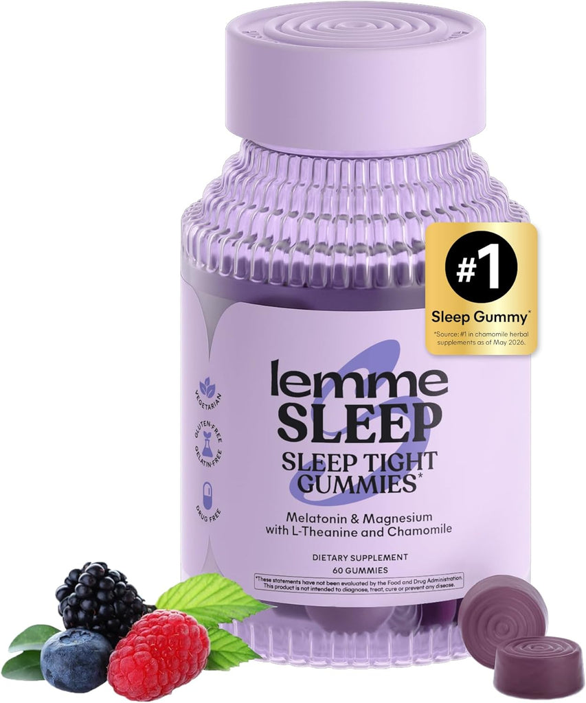 Lemme Sleep Gummies with 5mg Melatonin, 30-Day Supply