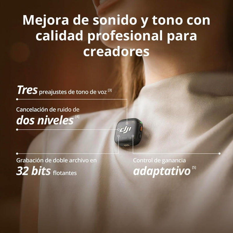 🎙️🔥 Haz que tu voz suene profesional con DJI Mic 3 – Audio inalámbrico hasta 400 m