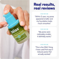 Bliss Bright Idea - Suero facial de Vitamina C & Tri-péptido, protege y ilumina la piel, reduce las manchas oscuras y reafirma visiblemente la piel, libre de crueldad y vegano, 1 onza