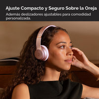 Beats Solo 4 - Rosado Metallic — Audífonos inalámbricos Bluetooth on-ear, hasta 50h