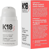 K18 Mascarilla Molecular Capilar Sin Enjuague, Repara el Cabello Seco o Dañado, Revierte el Daño Capilar por Decoloración, Color, Servicios Químicos y Calor
