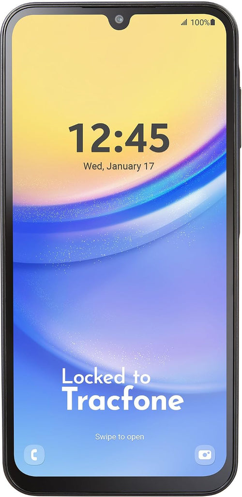 Tracfone, Samsung Galaxy A15 5G, 128GB, 50MP Camera (Locked to