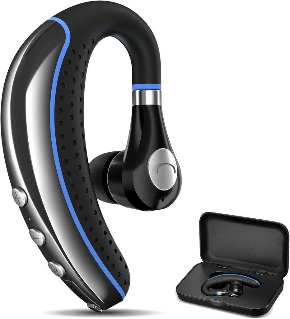 FIMITECH Bluetooth Headset, Wireless Earpiece V5.0 Bluetooth Earpiece Ultralight Hands Free for Business/Office/Driving/