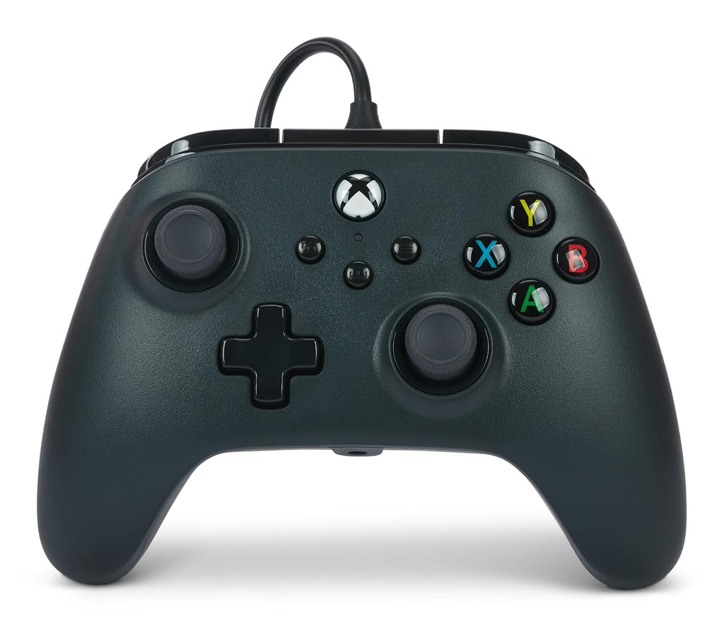 PowerA Wired Controller for Xbox Series X|S - Black, gamepad, wired video game controller, gaming controller, works with