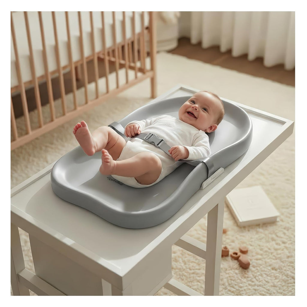 Giggleglow Baby Diaper Changing Pad, Grey