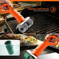 PUNOLAZY Electric Grill Brush Bristle Free BBQ Grill Brush for Outdoor