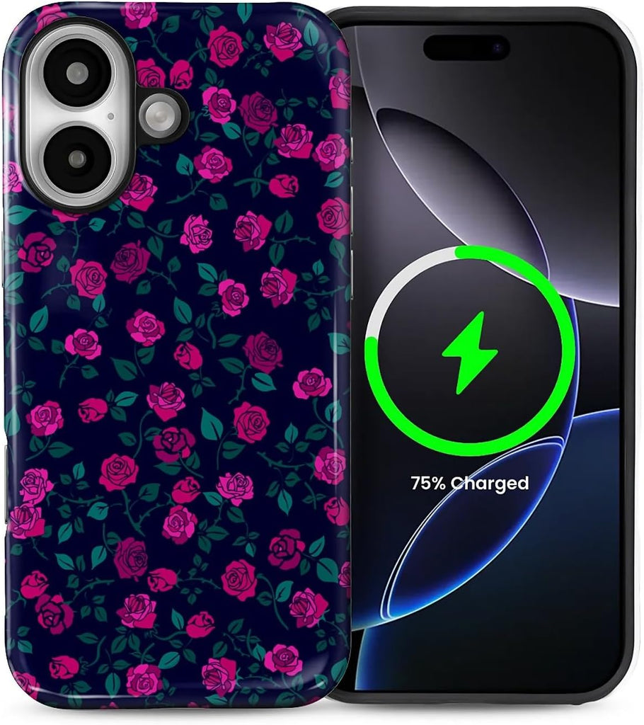 SKAMIX Magnetic Phone Case for iPhone 16 Plus,Compatible with MagSafe,Durable 2 Layers Full Covered Shockproof Protectiv