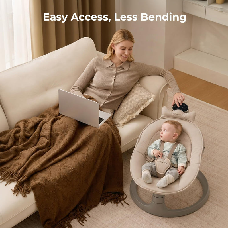 Momcozy Columpio Eléctrico 2 en 1 para Bebé