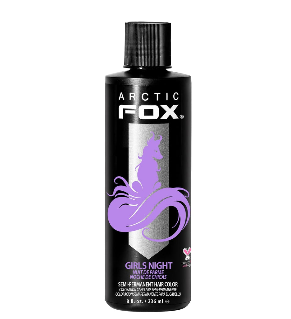 ARCTIC FOX Girls Night Semi-Permanent Hair Dye - Cruelty-Free - 8 fl oz