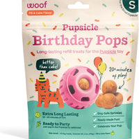 WOOF Pupsicle Birthday Refill Pops Dog Treats, Small