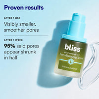 Bliss Bright Idea - Suero facial de Vitamina C & Tri-péptido, protege y ilumina la piel, reduce las manchas oscuras y reafirma visiblemente la piel, libre de crueldad y vegano, 1 onza
