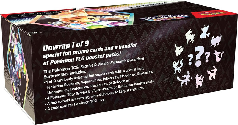 Pokémon shop Pokemon TCG Scarlet & Violet 8.5 Prismatic Evolutions Surprise Box