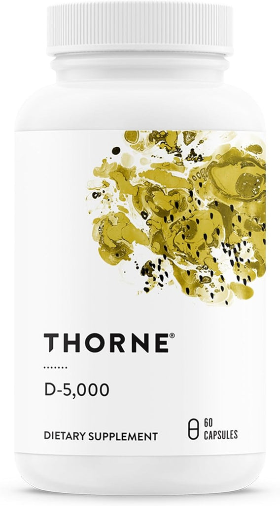Thorne Research – Vitamina D – Suplemento de Salud de Pura D3, D138, 60, 1