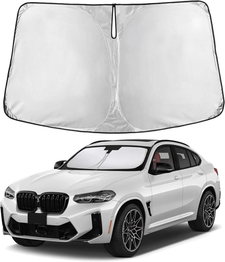 EcoNour Windshield Sunshade Compatible for BMW X4 2019-2023 2024 2025