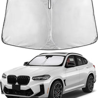 EcoNour Windshield Sunshade Compatible for BMW X4 2019-2023 2024 2025