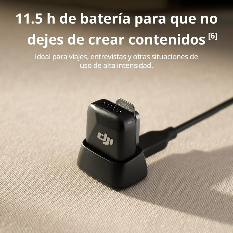 DJI Mic Mini (2 TX + 1 Mobile RX), Ultralight, Active Noise Cancelling