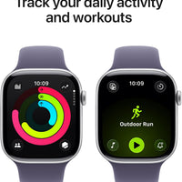 Apple Watch Series 11 GPS 46mm - Plateado / Correa Purple Fog