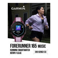 Garmin Forerunner 165 Smartwatch Música, Pantalla AMOLED, Métricas Avanzadas De Entrenamiento Y Recuperación