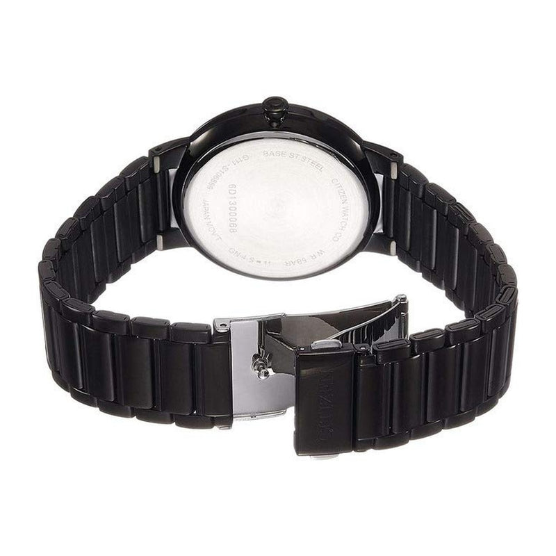Citizen reloj de pulsera analógico para hombre con esfera negra y resistencia al agua, modelo BI5017-50E
