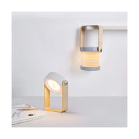 Lámpara 4 en 1 plegable con luz LED, control táctil, intensidad regulable y batería recargable para interiores y exteriores