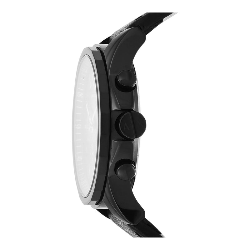 Reloj cronógrafo para hombre AX Armani Exchange, correa de cuero, acero inoxidable o silicona, moderno y resistente