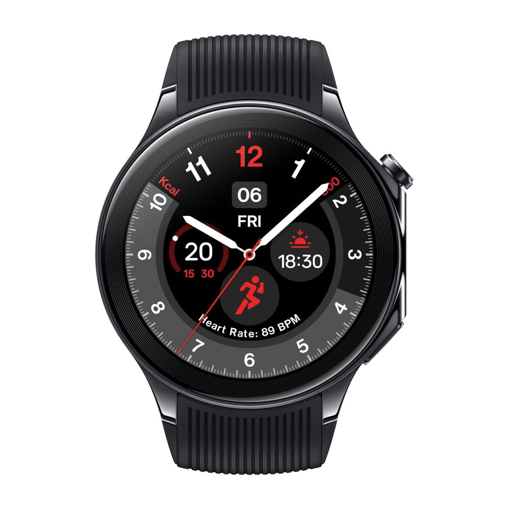 ONEPLUS Reloj 2, 32 GB, batería de larga duración, seguimiento de salud, cristal de zafiro, doble motor, Wear OS de Google